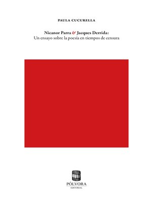 cover image of Jacques Derrida y Nicanor Parra